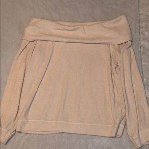 Off the shoulder sweater